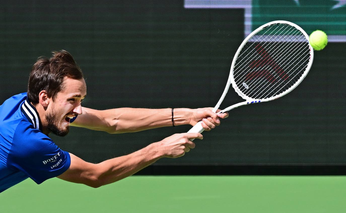 Las imágenes de la final de Indian Wells entre Carlos Alcaraz y Daniil Medvedev