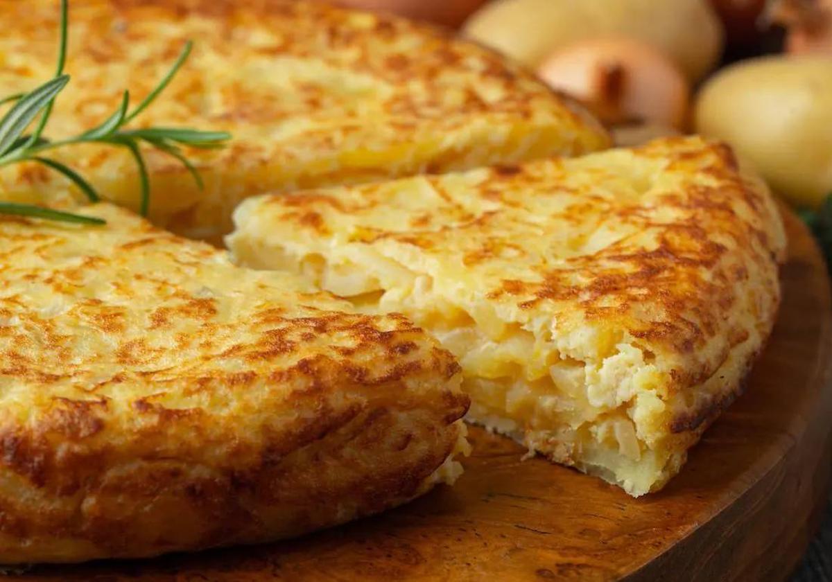 Una tortilla de patatas.