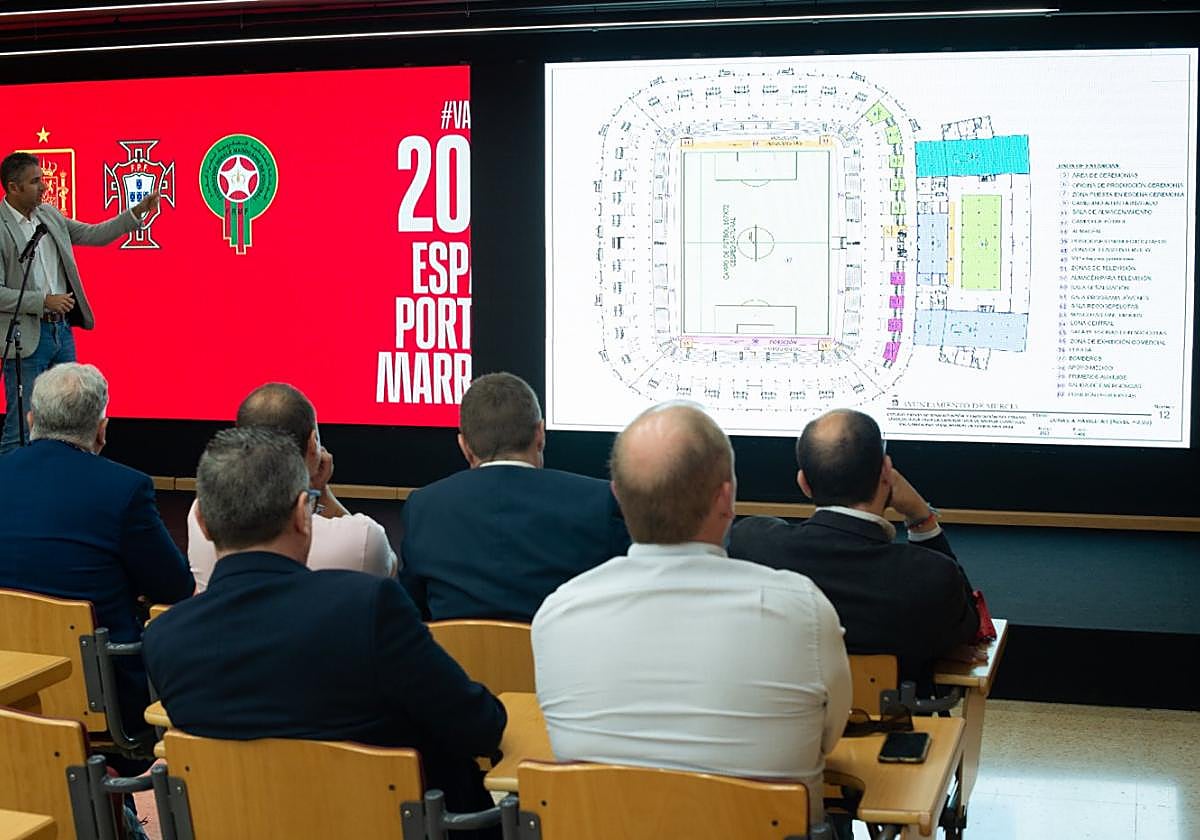 Presentación del anteproyecto de la remodelacion y ampliacion del Estadio Enrique Roca.