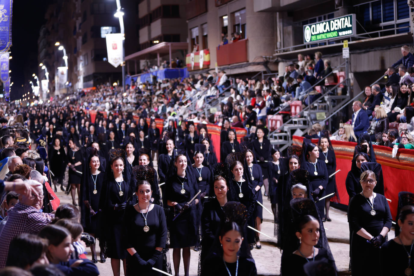 La procesión del Viernes de Dolores en Lorca, en imágenes