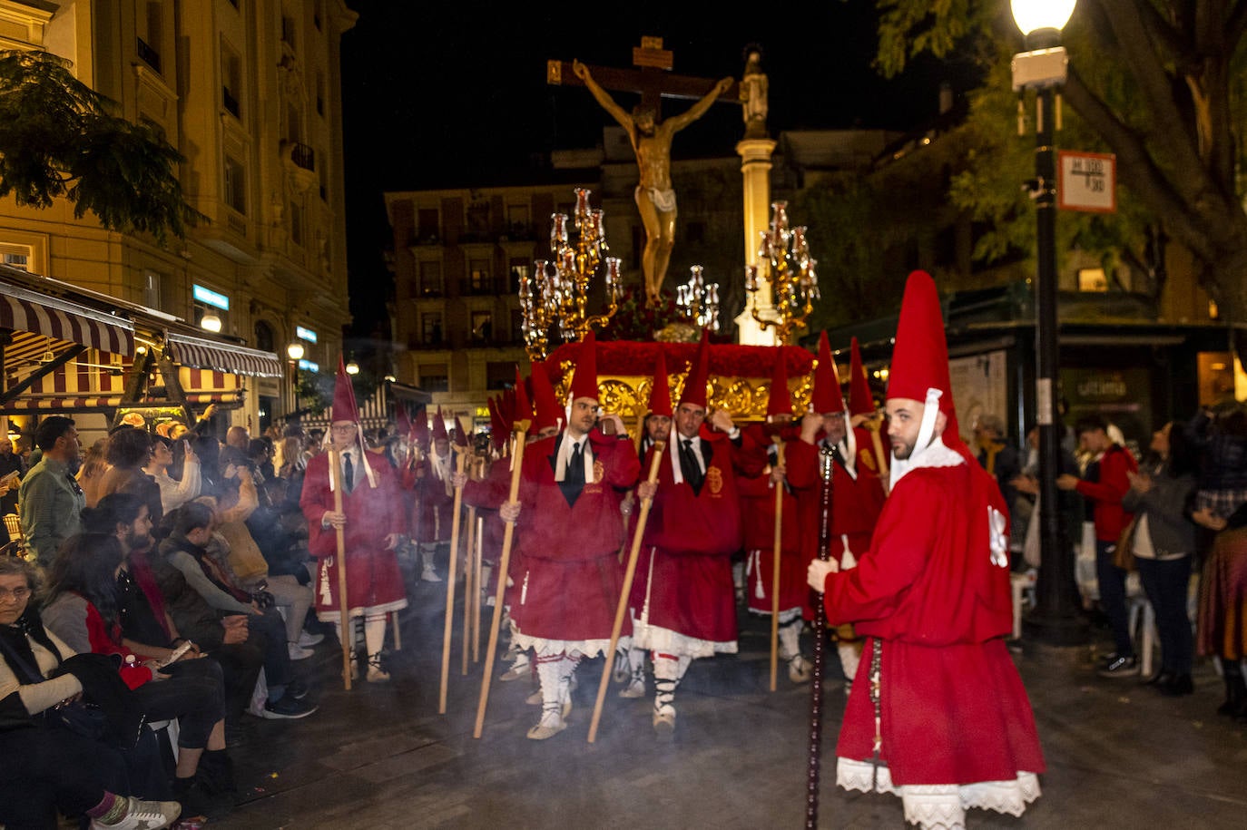 La procesión de la Caridad del Sábado de Pasión de Murcia, en imágenes