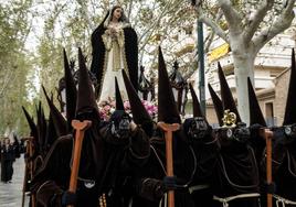 La procesión de la Fe del Sábado de Pasión de Murcia, en imágenes