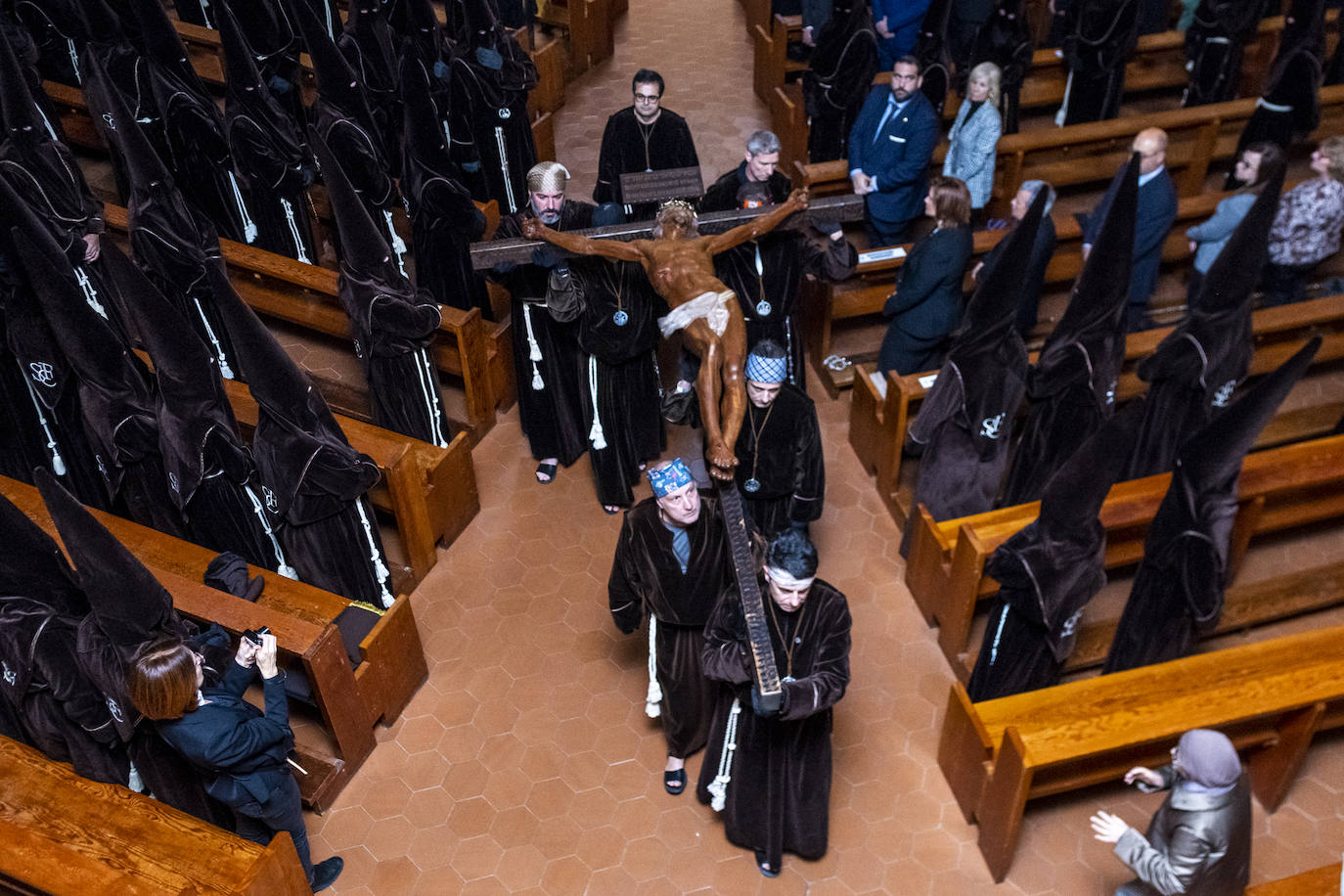 La procesión de la Fe del Sábado de Pasión de Murcia, en imágenes