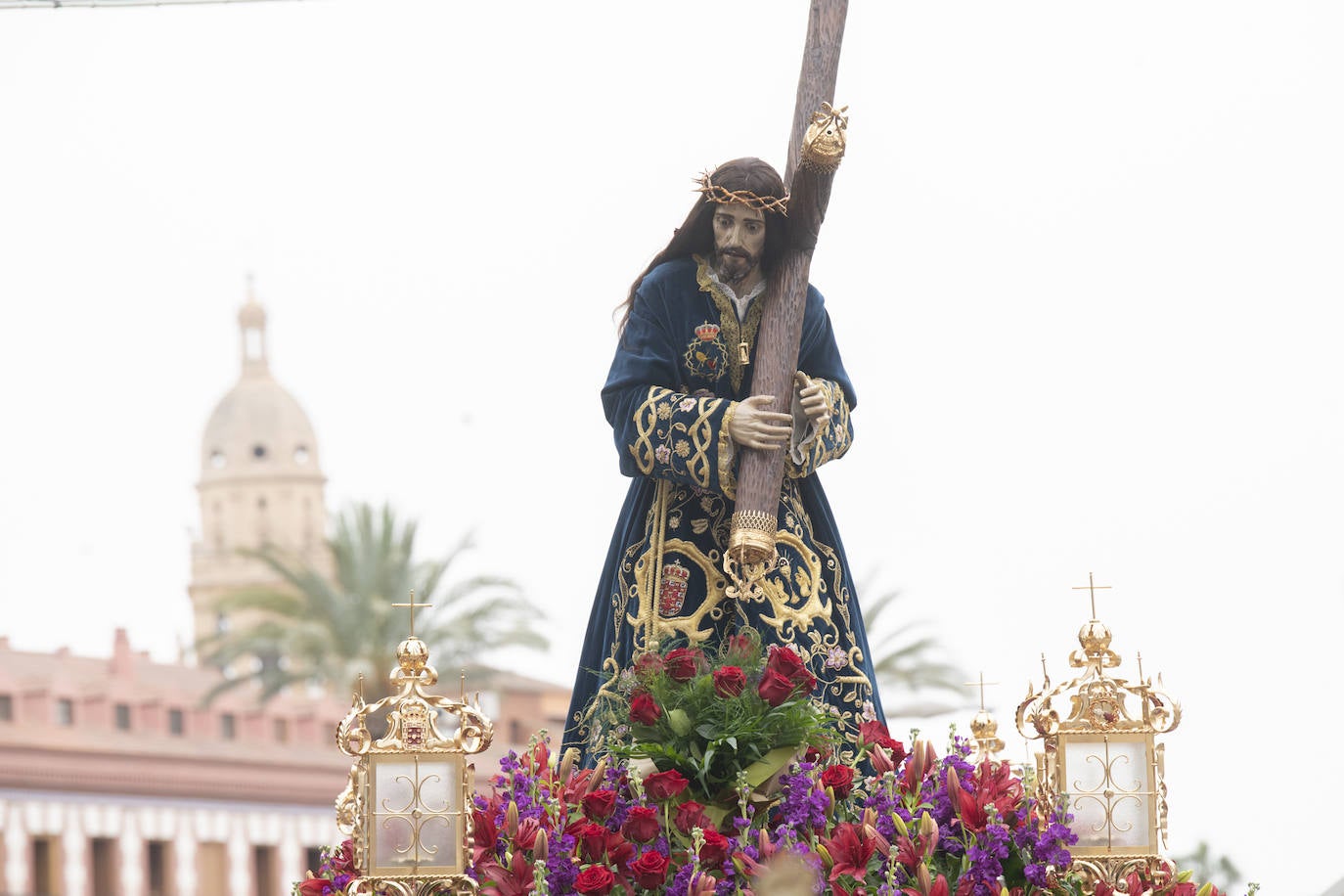 Imágenes de la mañana de Domingo de Ramos, en Murcia