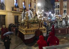 La lluvia obliga a suspender la procesión de La Burrica en Cartagena