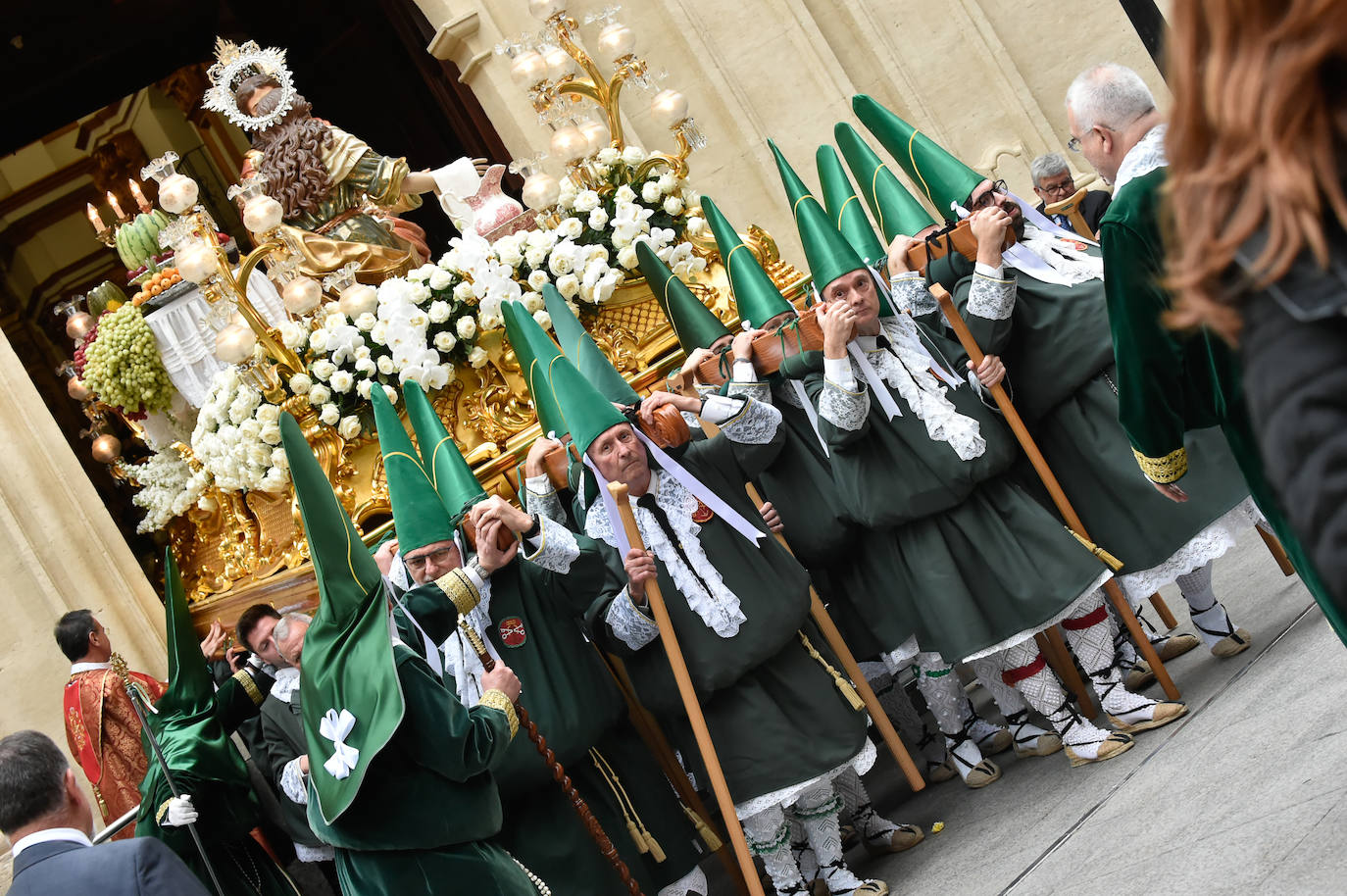 Suspendida la procesión del Cristo de la Esperanza en Murcia por la lluvia