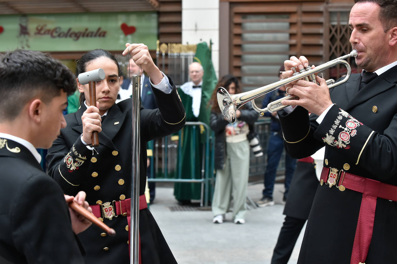 Suspendida la procesión del Cristo de la Esperanza en Murcia por la lluvia