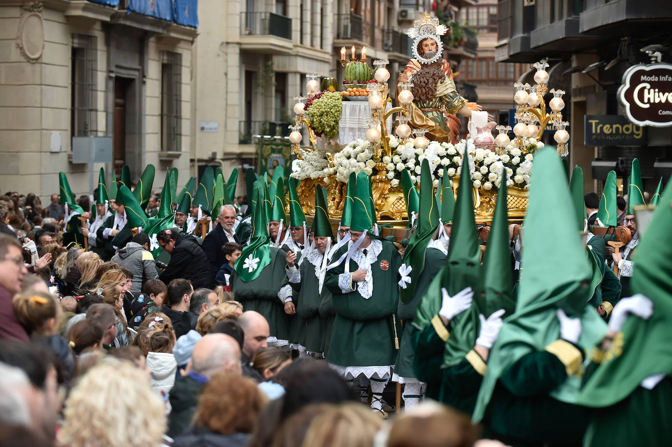 Suspendida la procesión del Cristo de la Esperanza en Murcia por la lluvia