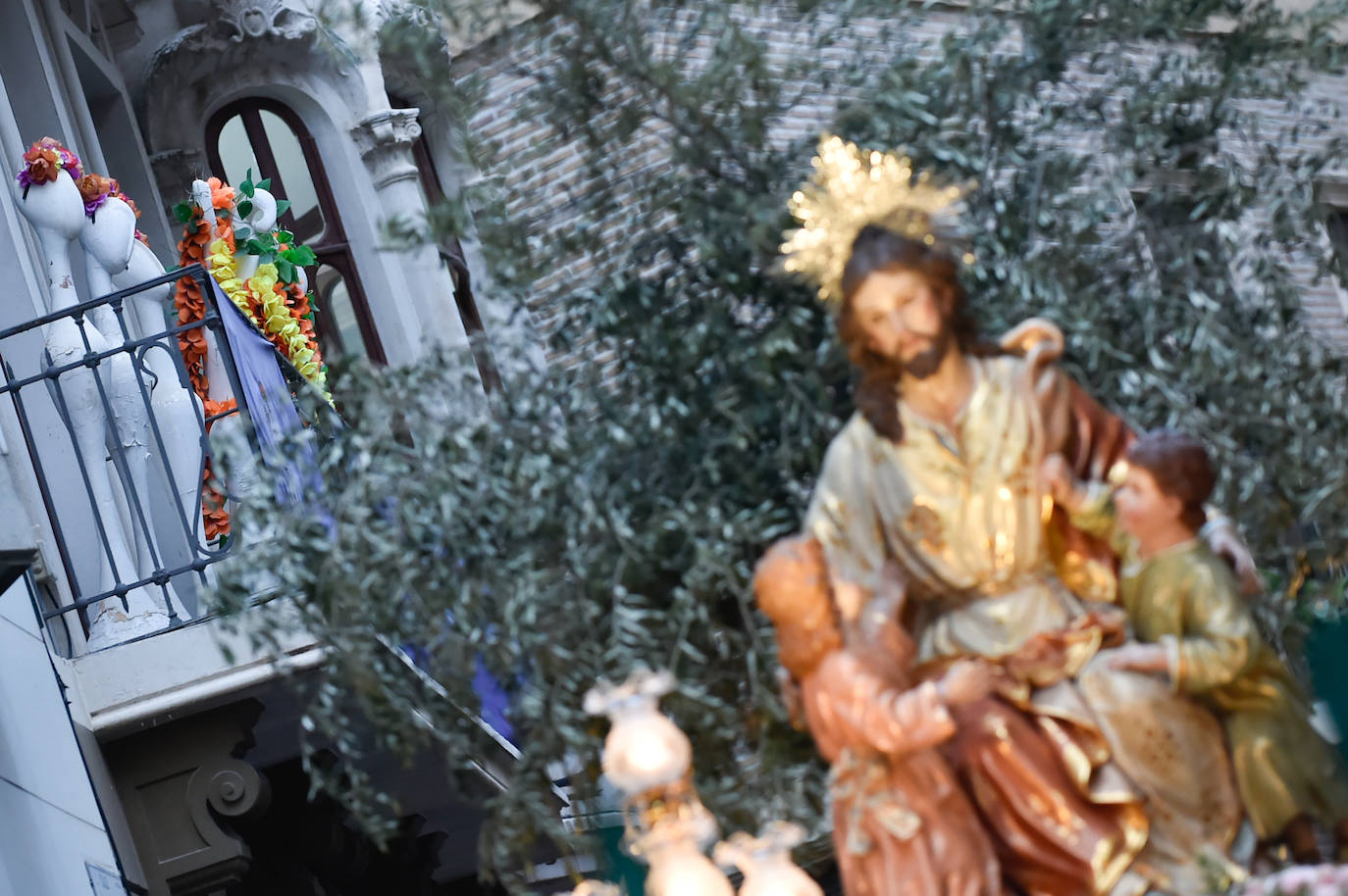 Suspendida la procesión del Cristo de la Esperanza en Murcia por la lluvia