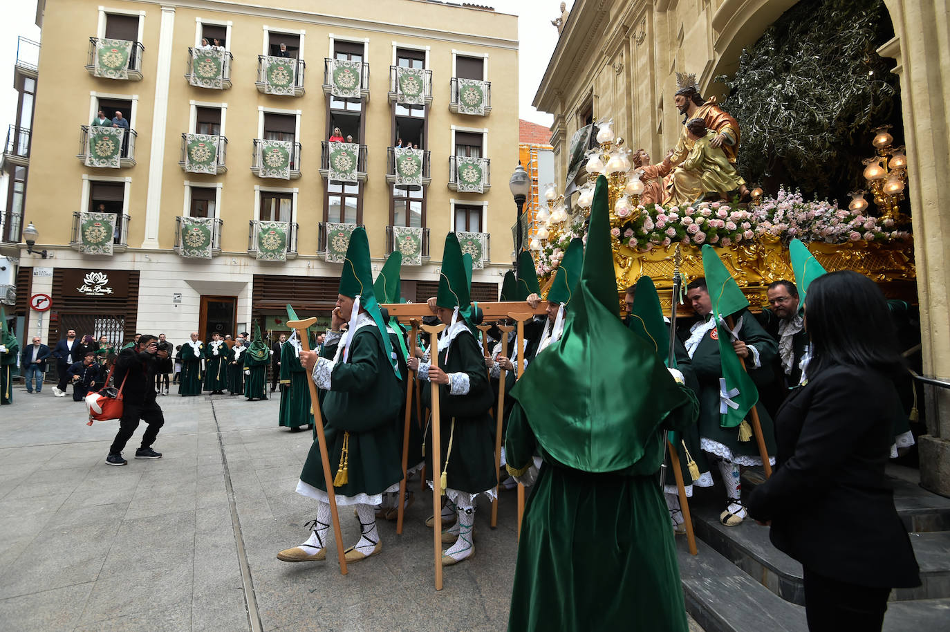 Suspendida la procesión del Cristo de la Esperanza en Murcia por la lluvia