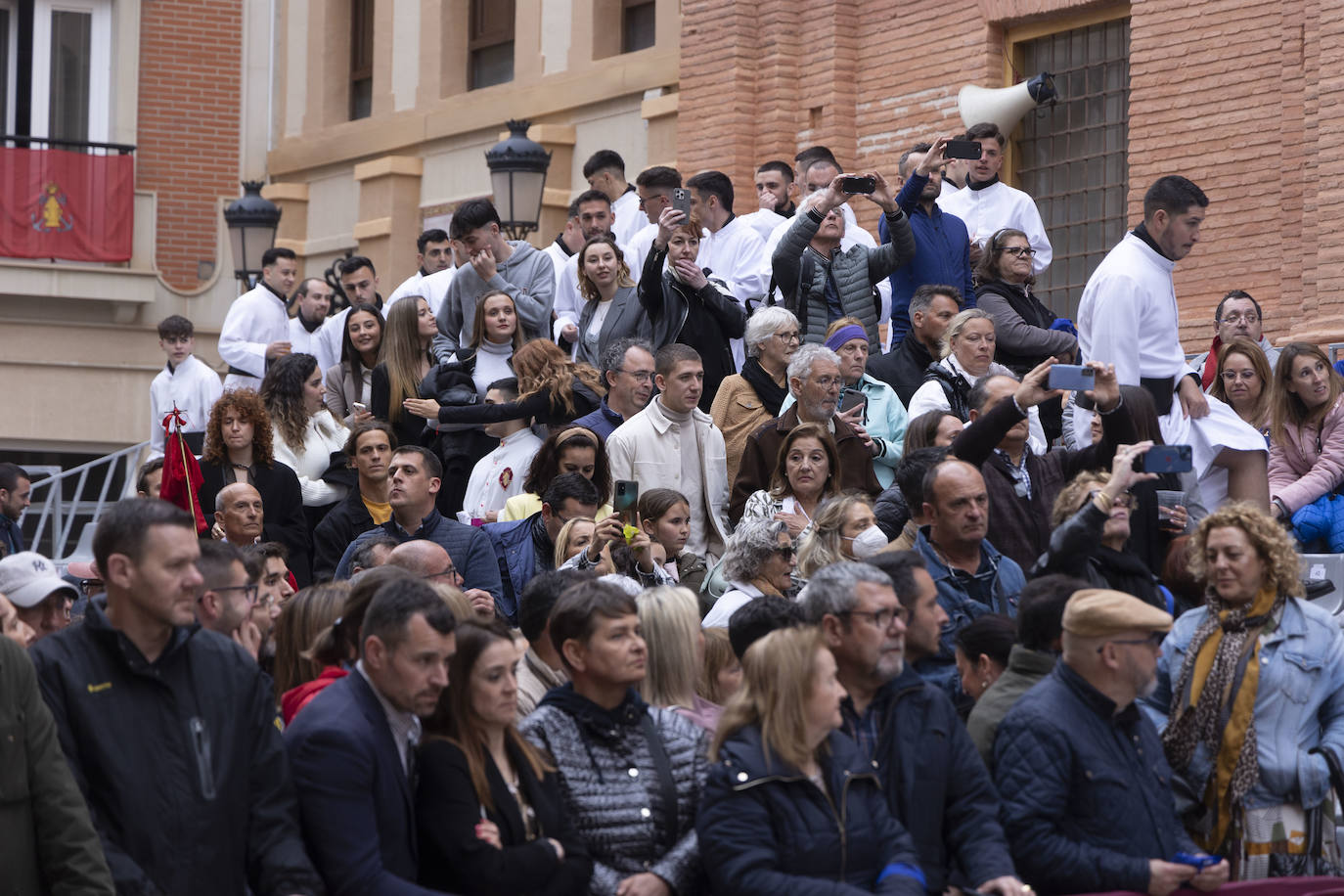 La lluvia obliga a suspender la procesión de La Burrica en Cartagena