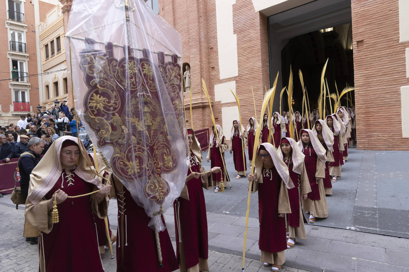 La lluvia obliga a suspender la procesión de La Burrica en Cartagena