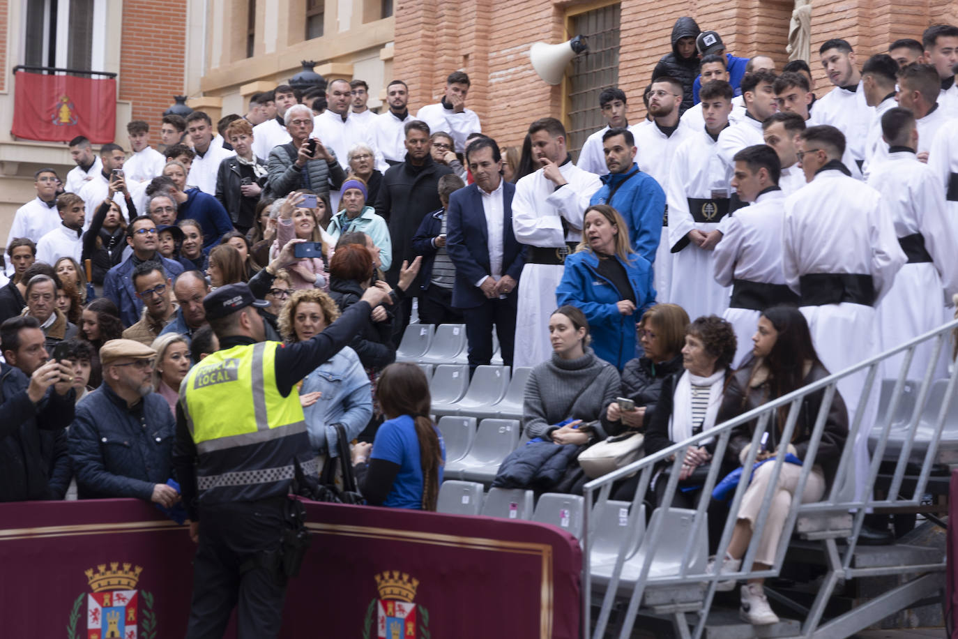La lluvia obliga a suspender la procesión de La Burrica en Cartagena