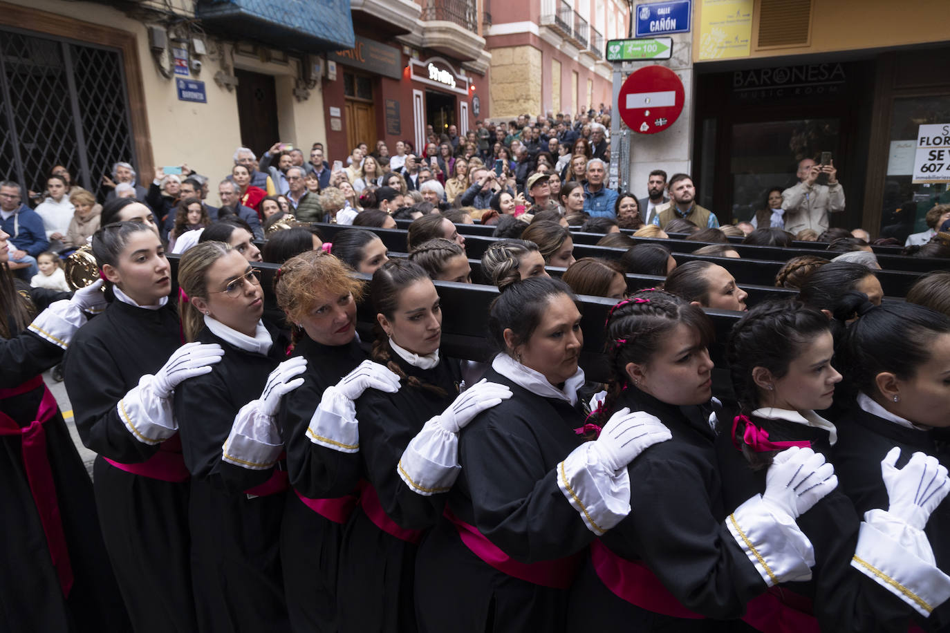 La lluvia obliga a suspender la procesión de La Burrica en Cartagena