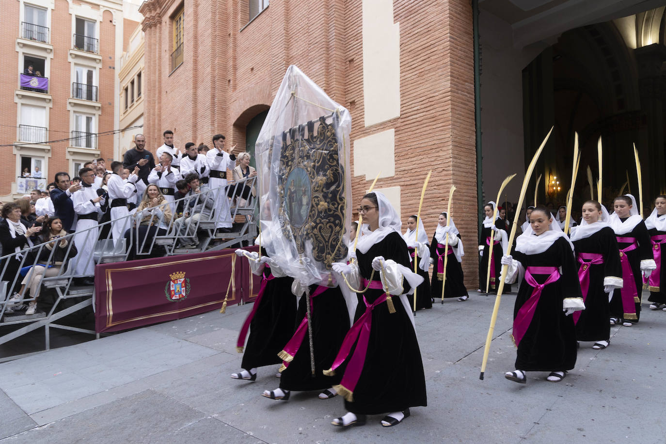 La lluvia obliga a suspender la procesión de La Burrica en Cartagena