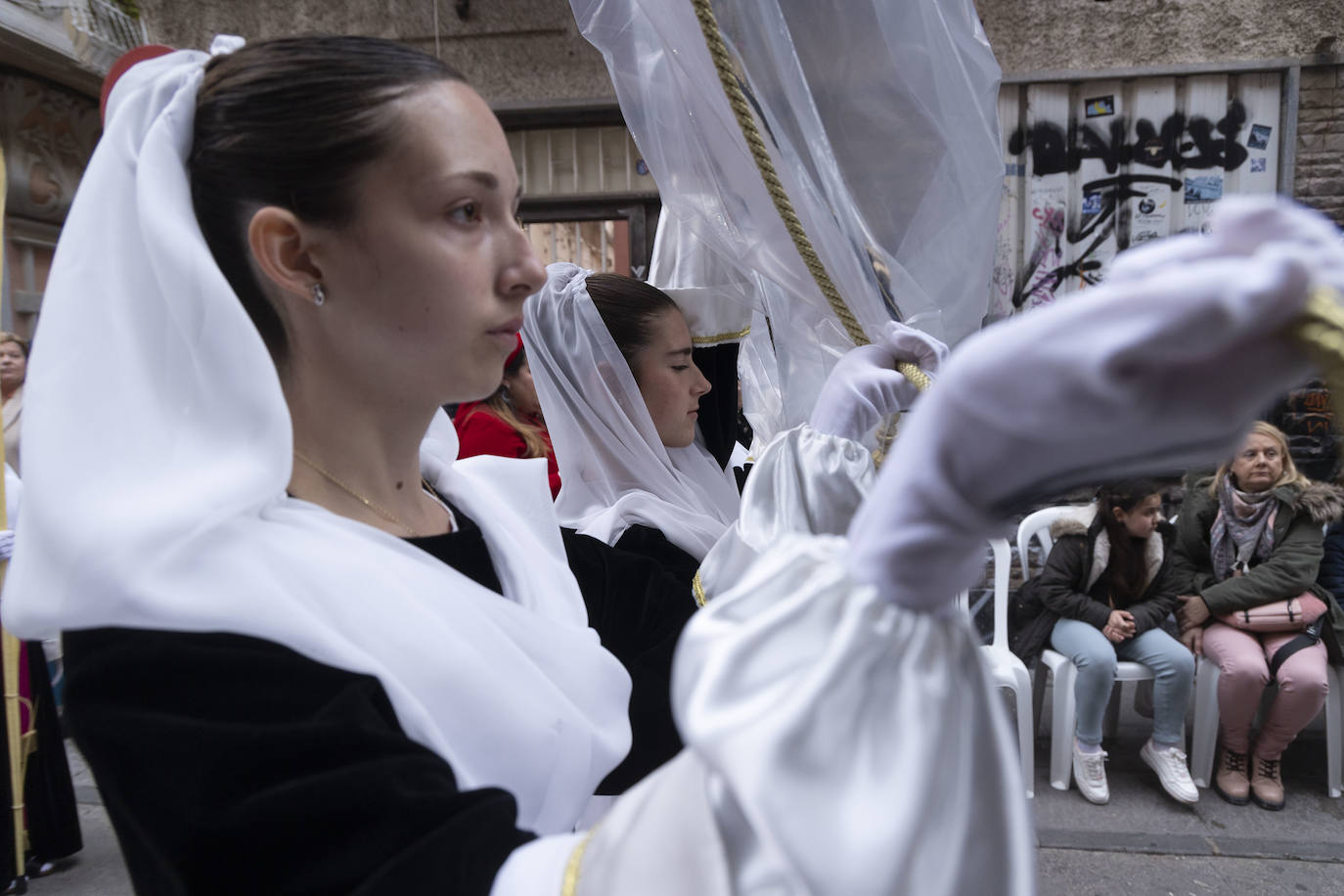 La lluvia obliga a suspender la procesión de La Burrica en Cartagena