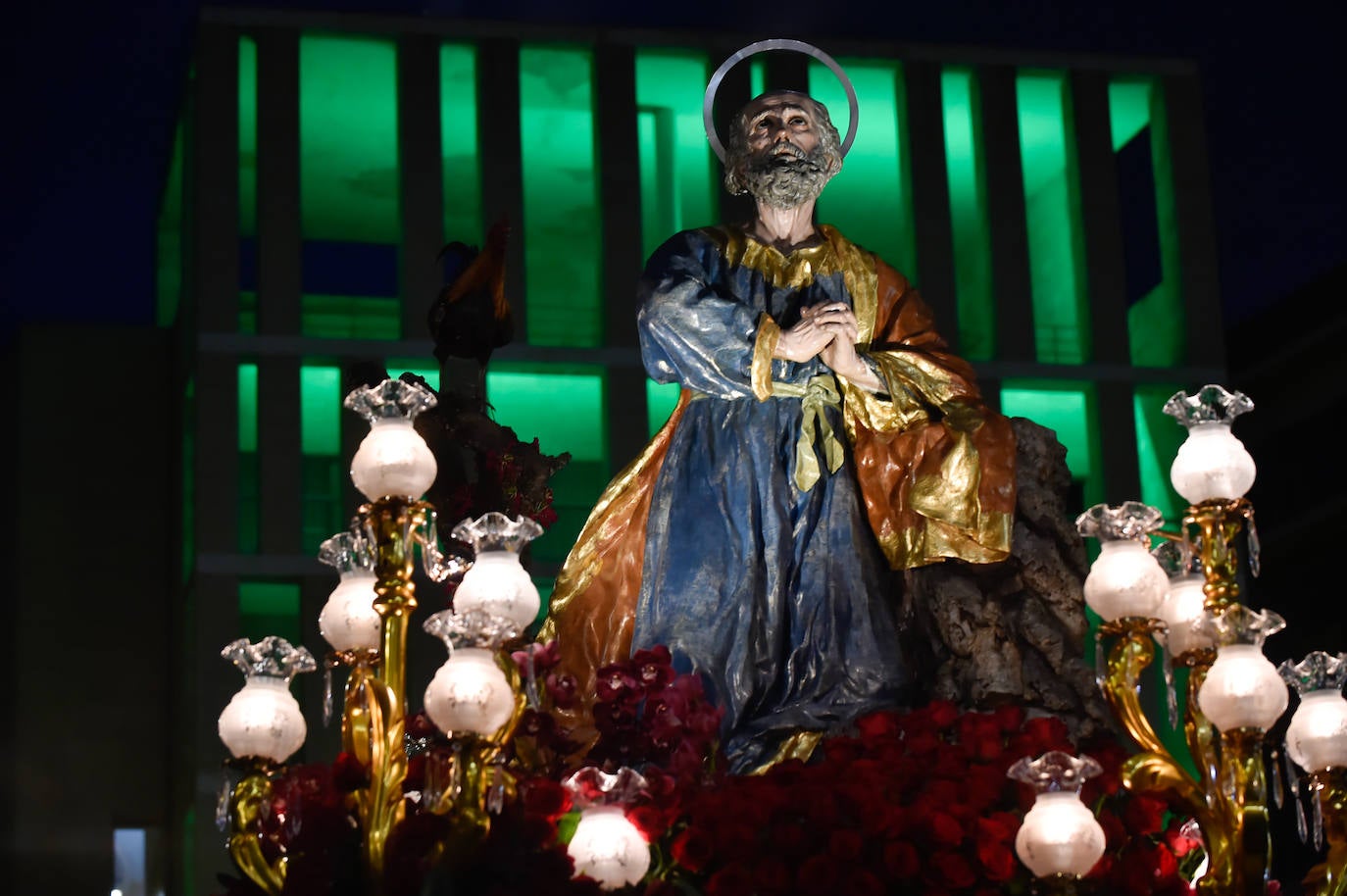 Suspendida la procesión del Cristo de la Esperanza en Murcia por la lluvia