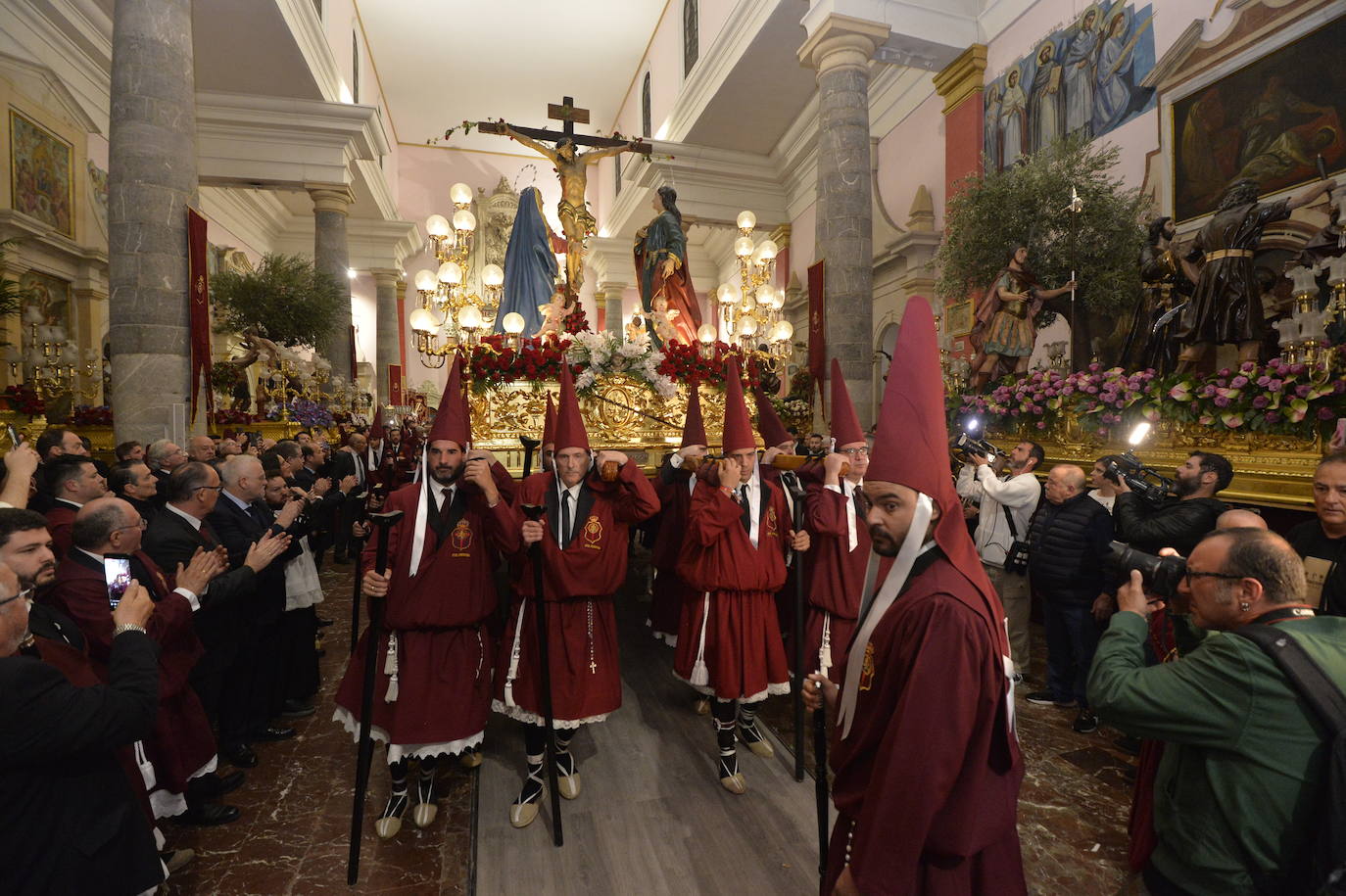 La amenaza de lluvia suspende la Procesión del Perdón en Murcia