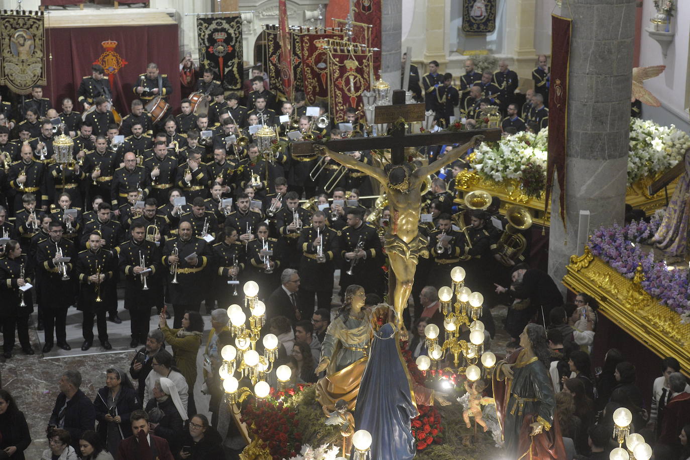 La amenaza de lluvia suspende la Procesión del Perdón en Murcia