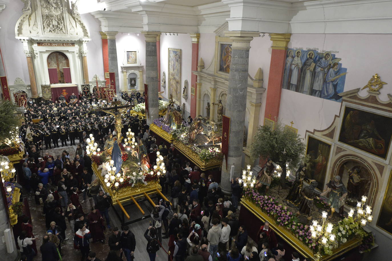 La amenaza de lluvia suspende la Procesión del Perdón en Murcia
