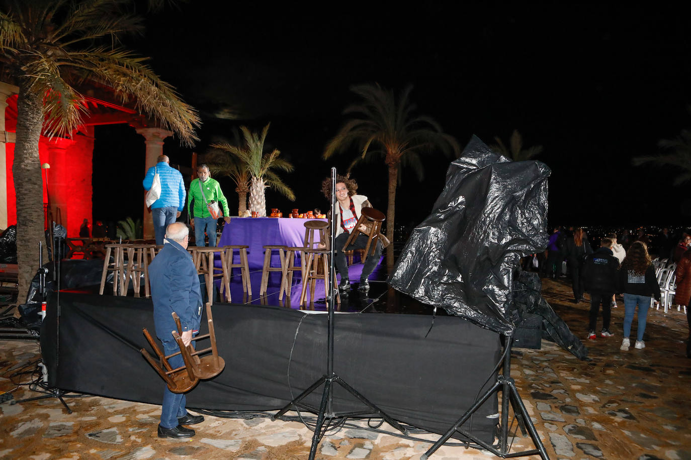 La lluvia obliga a suspender el vía crucis viviente de Lorca