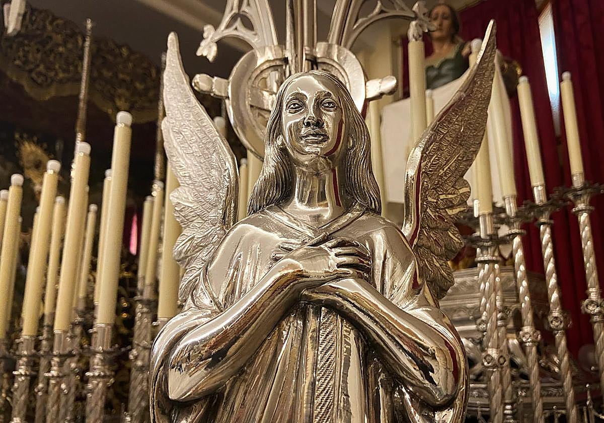 El nuevo acabado del trono de la Verónica en Orihuela