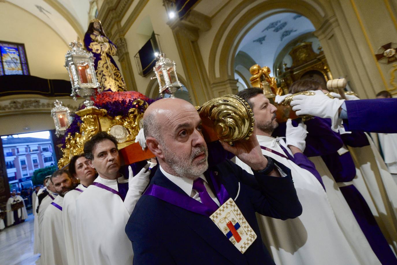 Suspendidas las procesiones de Martes Santo en Murcia por el mal tiempo