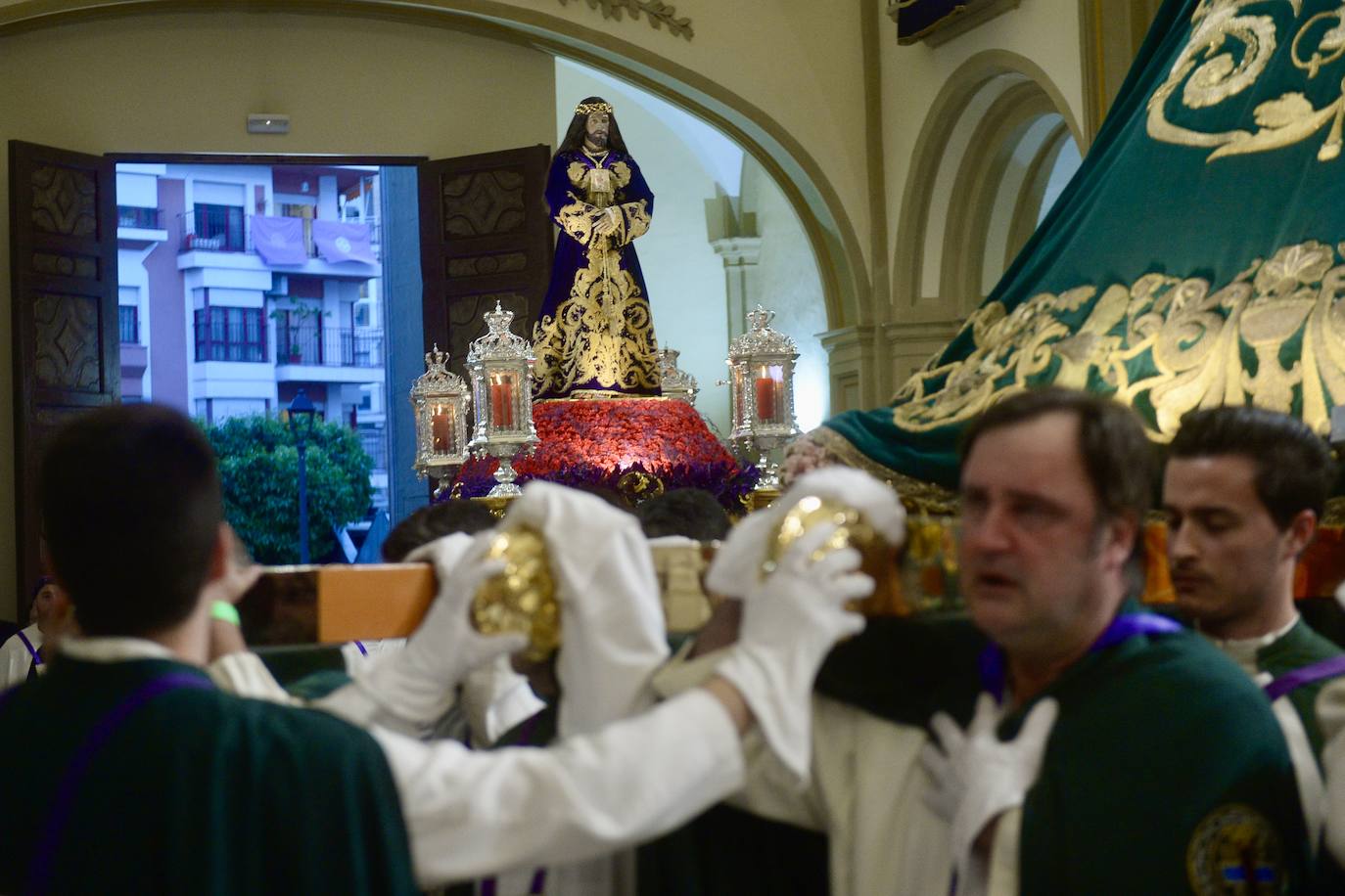 Suspendidas las procesiones de Martes Santo en Murcia por el mal tiempo