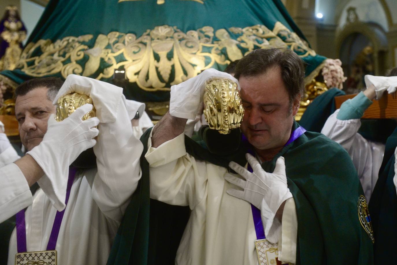 Suspendidas las procesiones de Martes Santo en Murcia por el mal tiempo