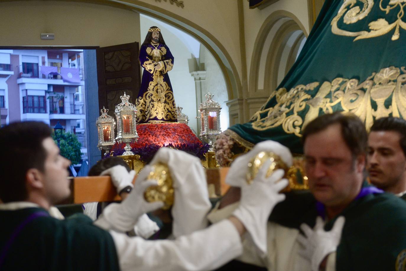 Suspendidas las procesiones de Martes Santo en Murcia por el mal tiempo