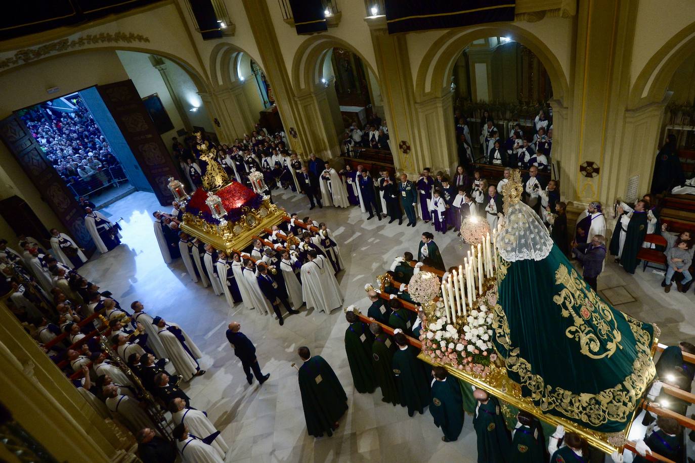 Suspendidas las procesiones de Martes Santo en Murcia por el mal tiempo