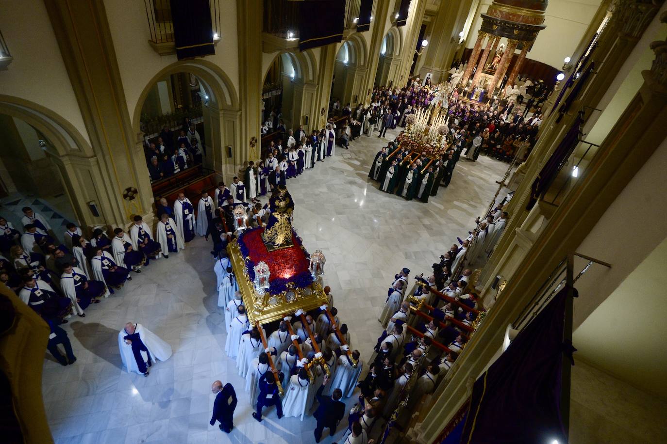 Suspendidas las procesiones de Martes Santo en Murcia por el mal tiempo