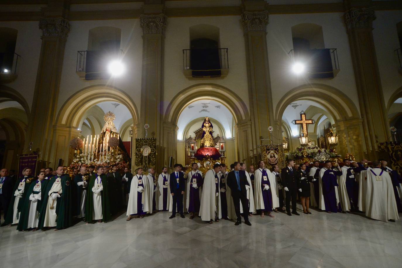 Suspendidas las procesiones de Martes Santo en Murcia por el mal tiempo