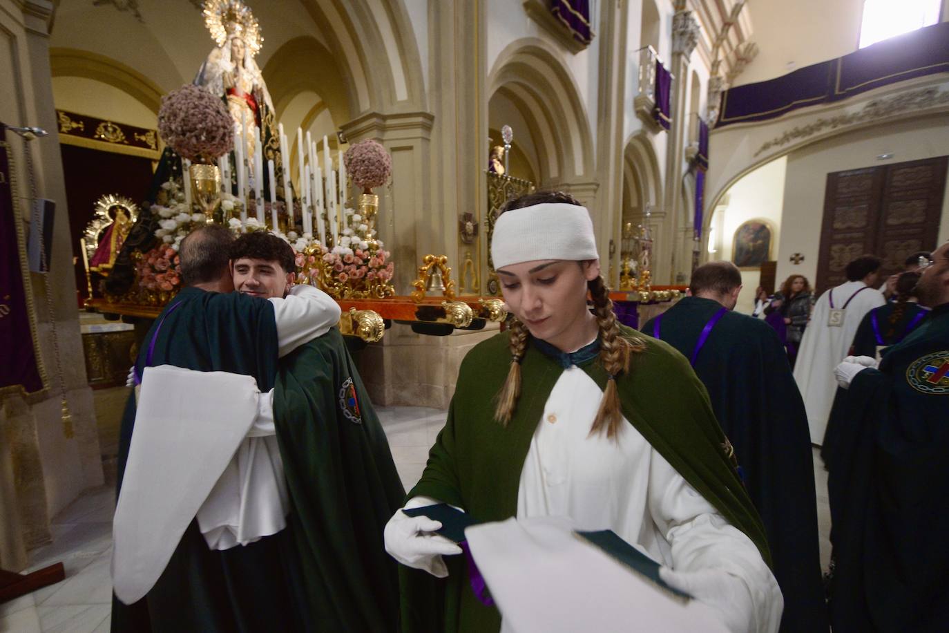 Suspendidas las procesiones de Martes Santo en Murcia por el mal tiempo