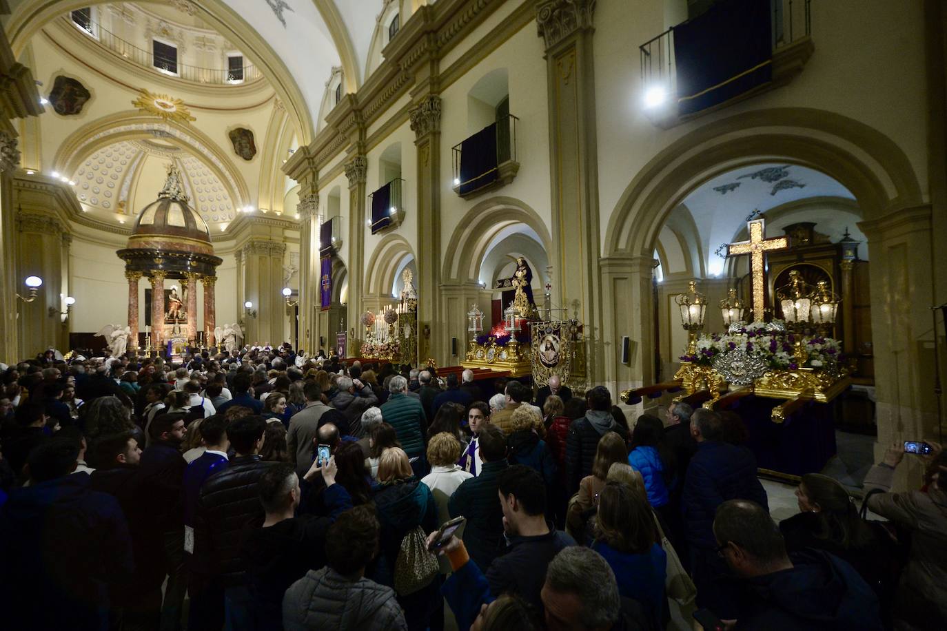 Suspendidas las procesiones de Martes Santo en Murcia por el mal tiempo