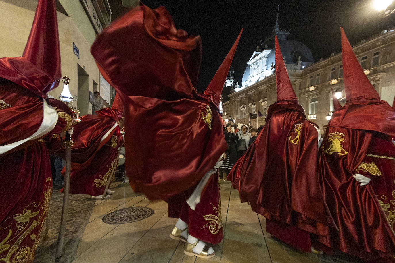 La procesión del Prendimiento de Cartagena, en imágenes