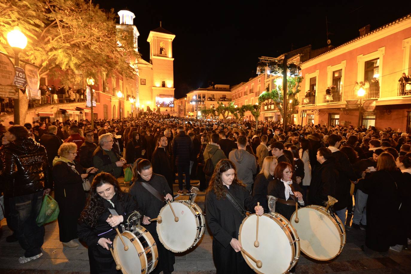 Las imágenes de La Noche de los Tambores en Mula