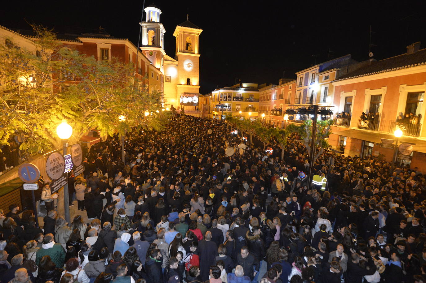 Las imágenes de La Noche de los Tambores en Mula