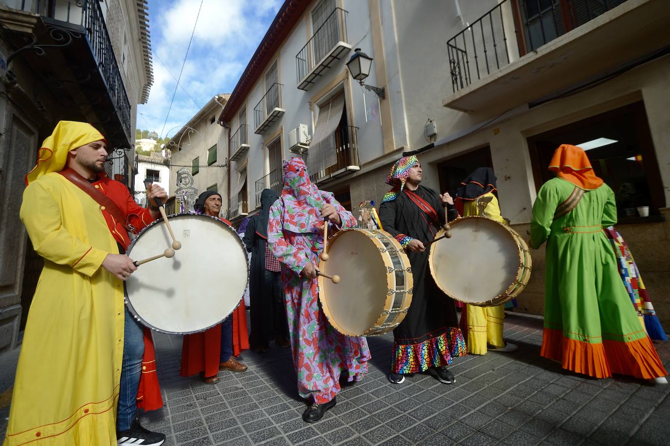 Los tambores toman las calles de Moratalla en Jueves Santo