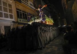 La procesión del Silencio de Cartagena, en imágenes