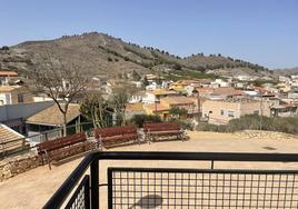 Vista desde el jardín interior incluido dentro del área del Plan Especial de Las Lumbreras.