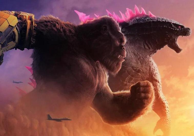 Cartel y tráiler de 'Godzilla y Kong: El nuevo imperio'.