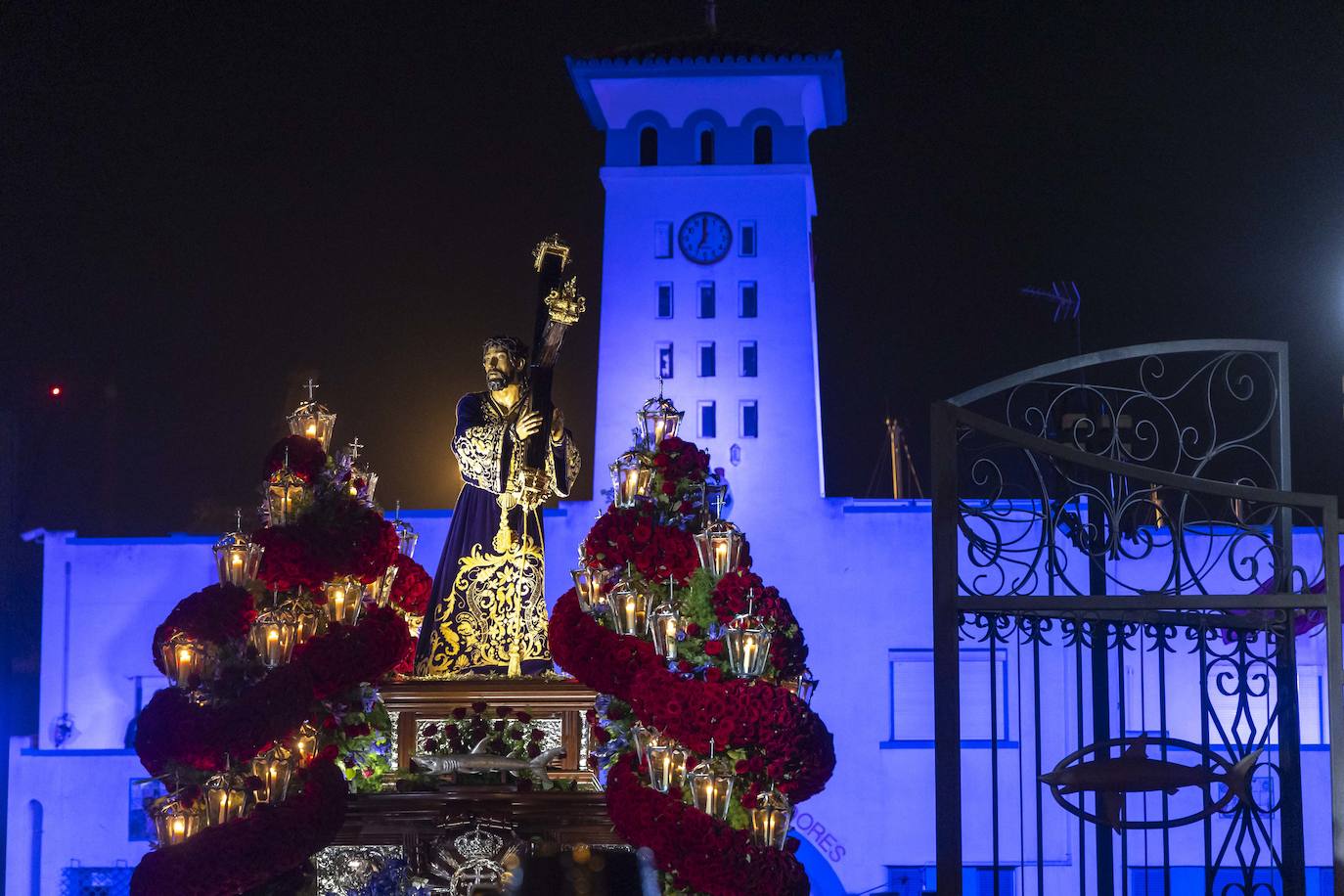 Procesión del Encuentro de Viernes Santo de Cartagena, en imágenes