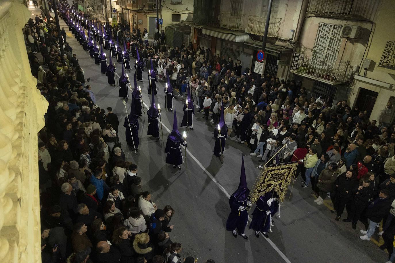 Procesión del Encuentro de Viernes Santo de Cartagena, en imágenes