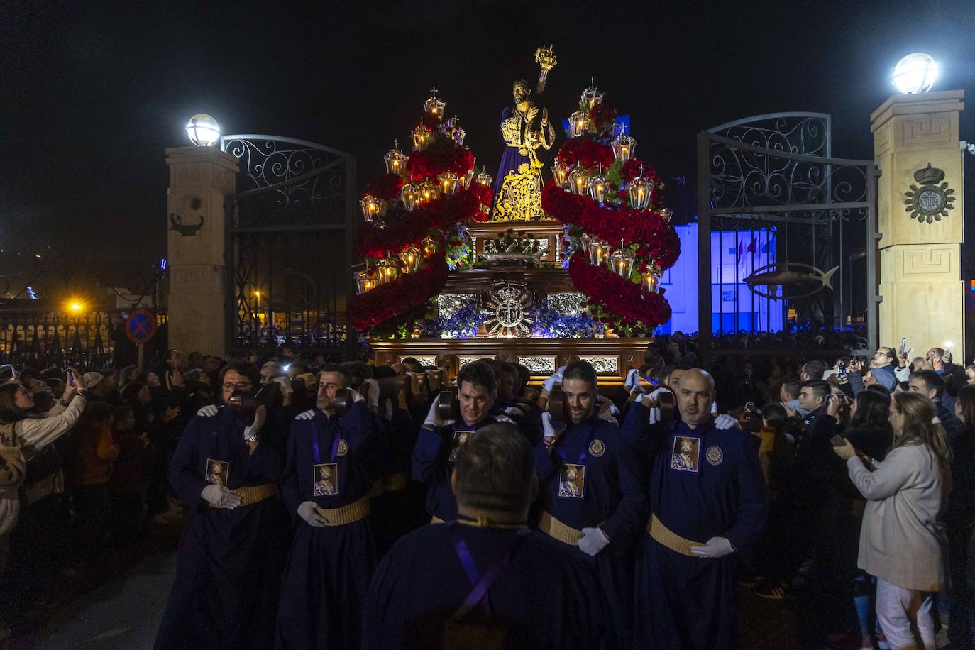 Procesión del Encuentro de Viernes Santo de Cartagena, en imágenes