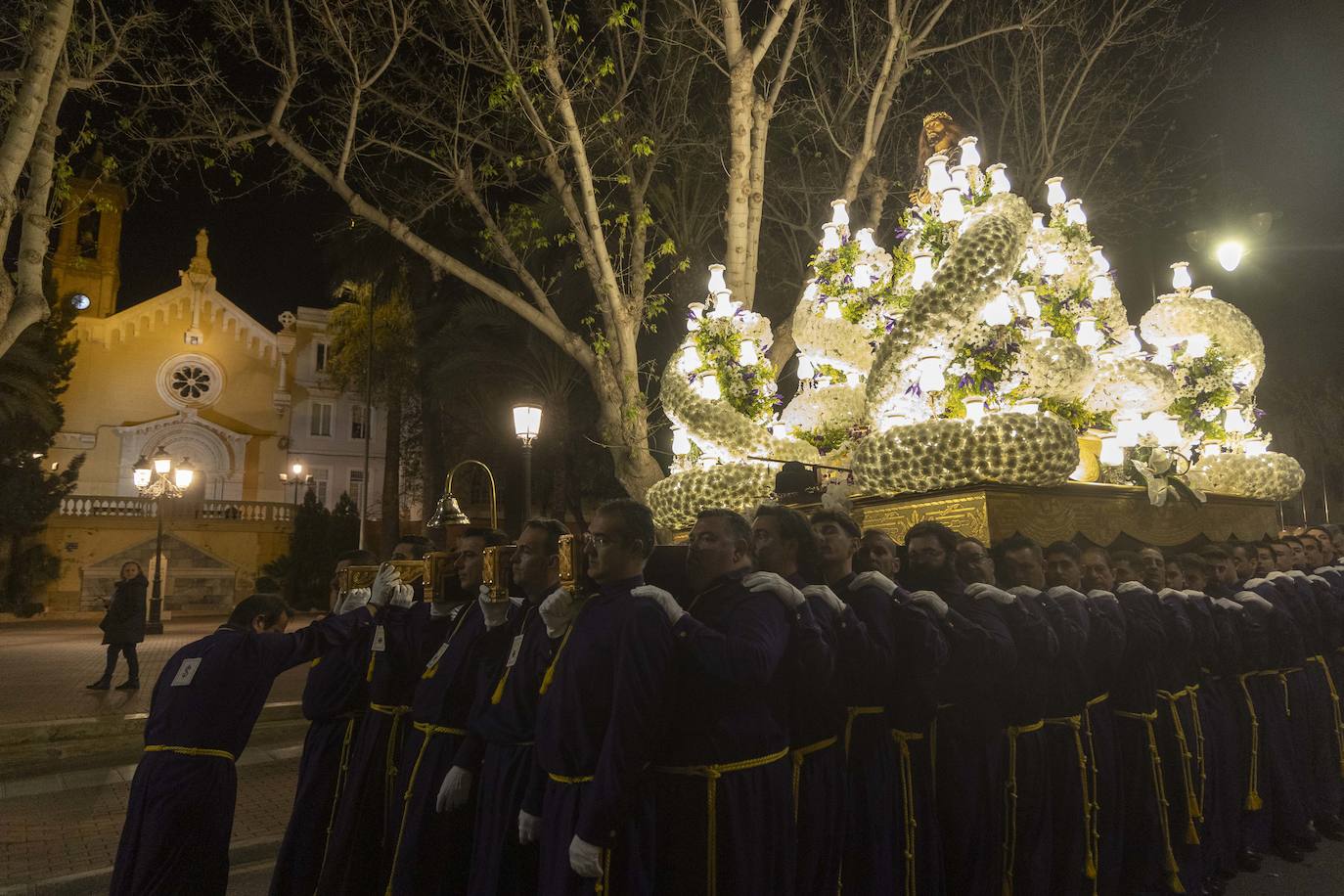 Procesión del Encuentro de Viernes Santo de Cartagena, en imágenes