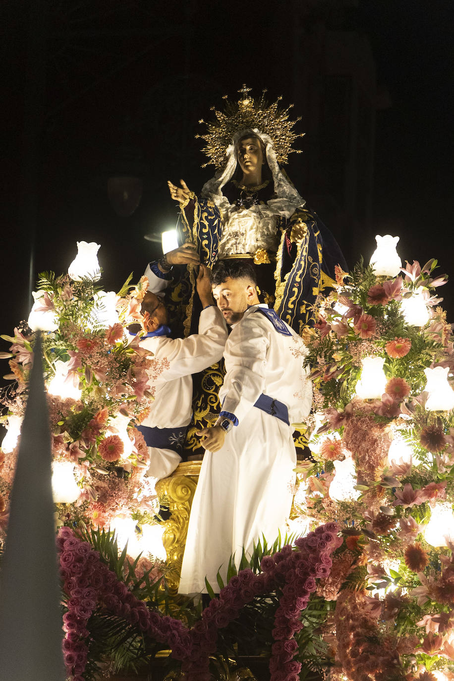 Procesión del Encuentro de Viernes Santo de Cartagena, en imágenes