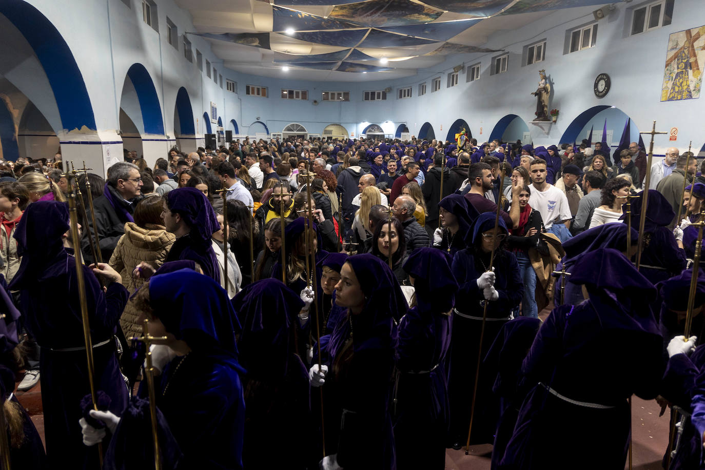 Procesión del Encuentro de Viernes Santo de Cartagena, en imágenes