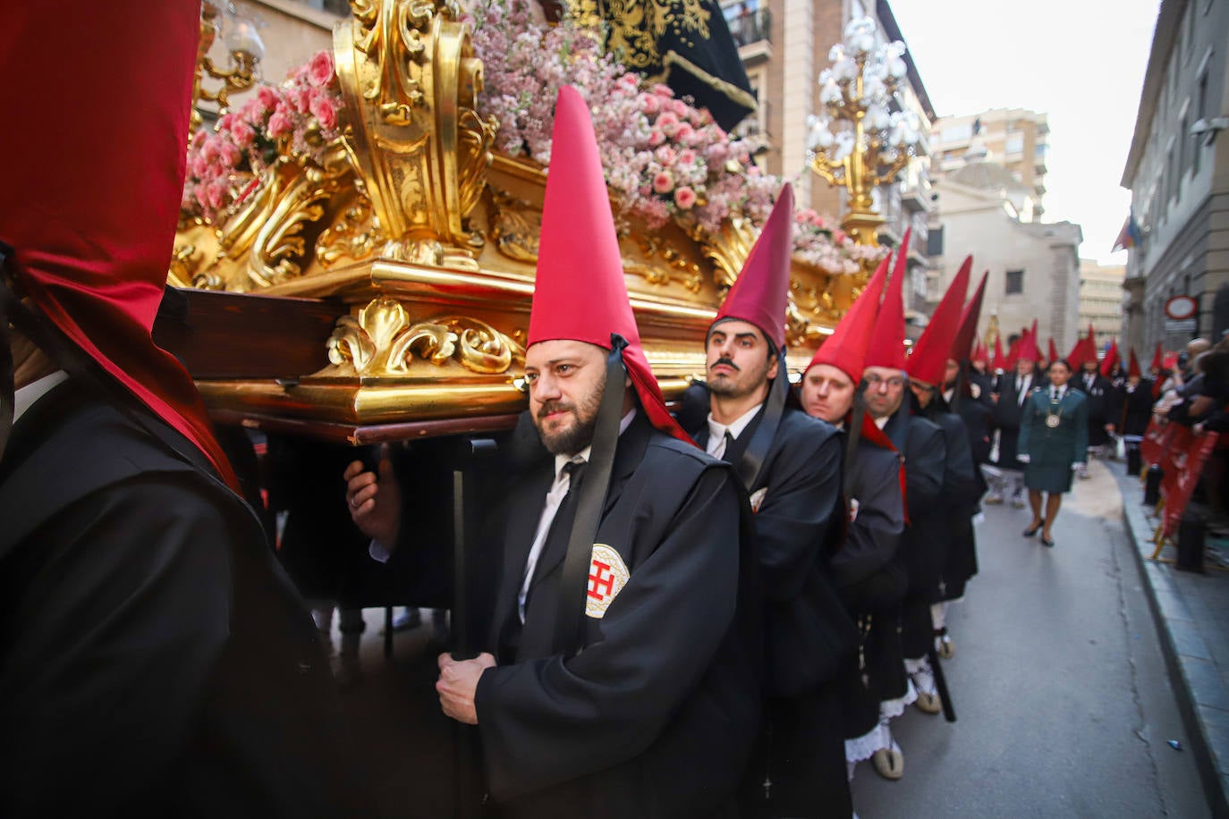 Las cofradías de la Misericordia, de Servitas y del Santo Sepulcro cierran el Viernes Santo