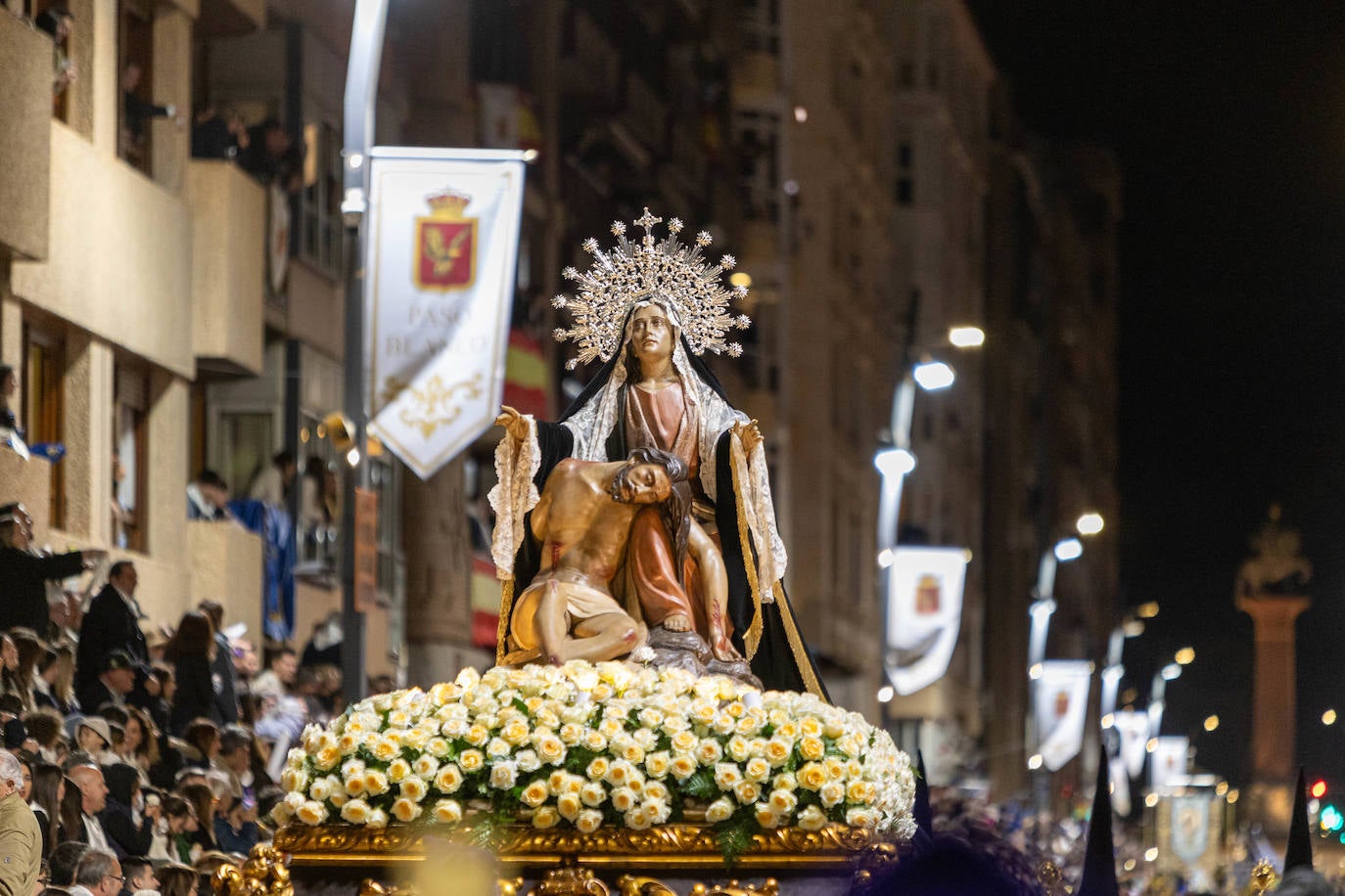 La procesión del Viernes Santo de Lorca, en imágenes